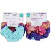 Wholesale - 3pk ASSORTED COLOR SCRUNCHIE C/P 72, UPC: 193242797613